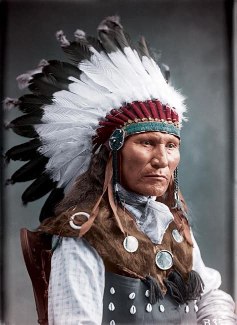 Colorized This Photo Of Sitting Bull S Son Louie By John Gulizia Foto Fx Johnguliziafo