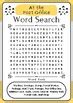 At the Post Office : Word Search Puzzle Challenge - Printable Activity
