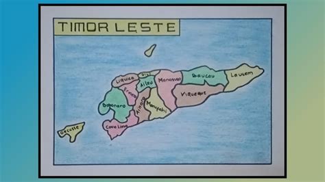 Cara Menggambar Peta Negara Timor Leste Gambar Peta Wilayah Timor