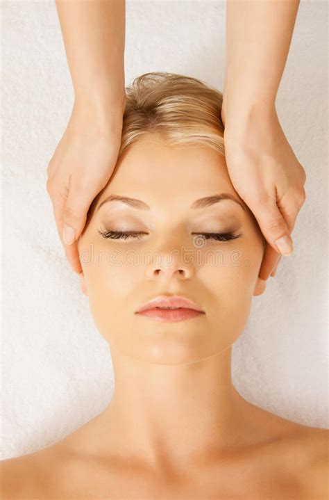 Face And Head Massage At Spa Stock Image Image Of Fresh Cosmetics 7978143