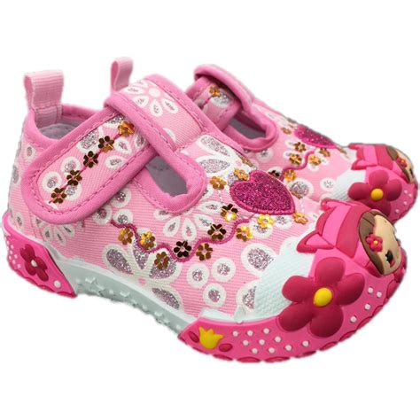 Enari Baby Toddler Girl Shoes Size 4 Pink Walking Sneakers Walmart