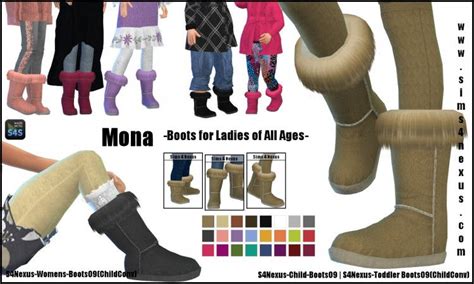 Cute Mona Boots For Your Kids Created By Sims4nexus Love It Sims 4