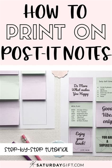 How To Print On Post It Notes Free Printable Templates