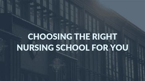 5 Things You Need To Know When Picking A Nursing School