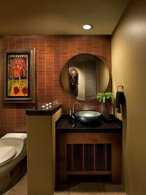 African american wall art for sale →. Powder Room African Safari Decor Design, Pictures, Remodel ...