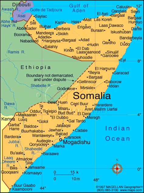Somali Hartat gjeografike në Somali Shqipëria Express