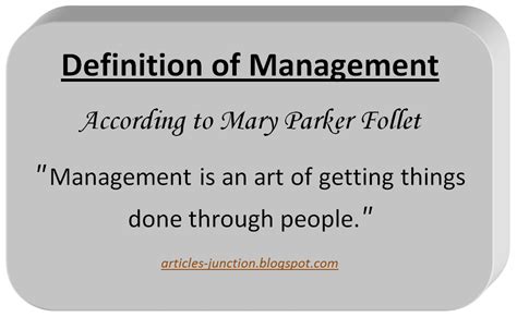 Articles Junction Definition Of Management