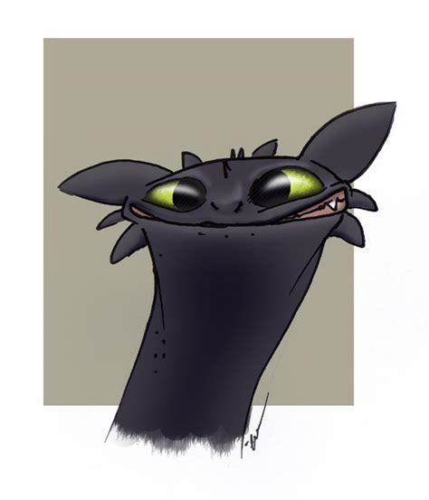 Httyd Toothless Smile By Mathieu Larno On Deviantart