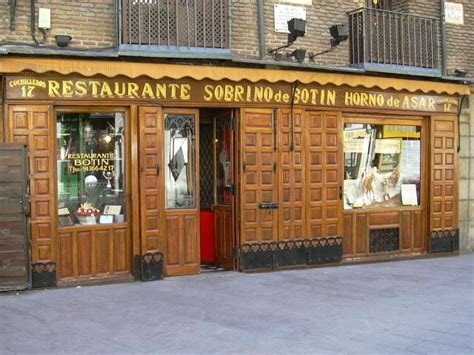 Booty house was founded by frenchman jean botin and his wife in 1725 as an. Essential Travel Experience #92 — Eat Dinner at a Famous ...