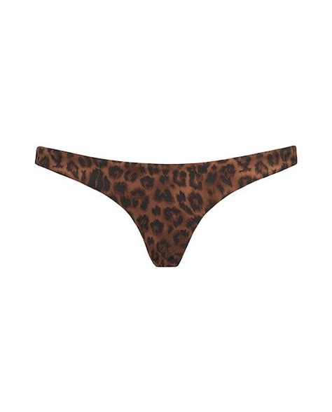 leopard hybrid bikini bottoms ark swimwear