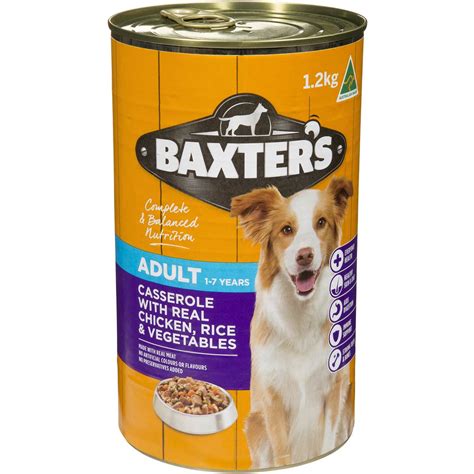 So, where is crave dog food made? Baxter's Dog Food Casserole Chicken. Rice & Veg 1.2kg ...