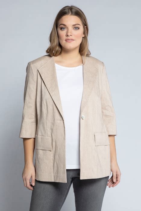 Linen Blend Stretch Blazer All Blazers Blazers