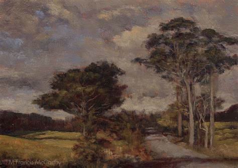 M Francis Mccarthy Landscape Painting One Brush