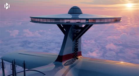 Inside Giant Flying Luxury Hotel That Can Stay In The Air For Years