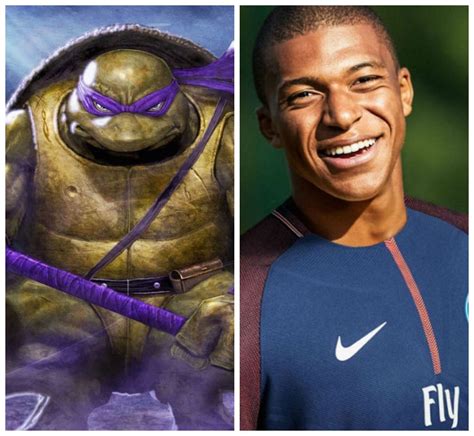 Paris saint germain welcomed their newest signing, kylian mbappe by giving him a new nickname. Mbappe Tortue Ninja Donatello