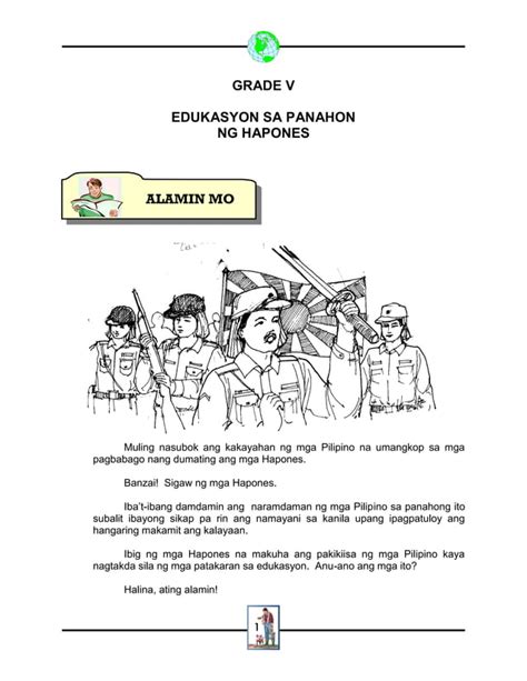 Ap 6 Ang Edukasyon Sa Panahon Ng Hapones 1941 1945