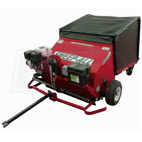Sweep All 60 9hp Honda Powered 54 Cubic Foot Professional Lawn