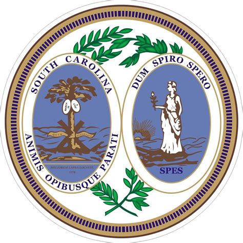 South Carolina State Seal Decals Stickers South Carolina Carolina