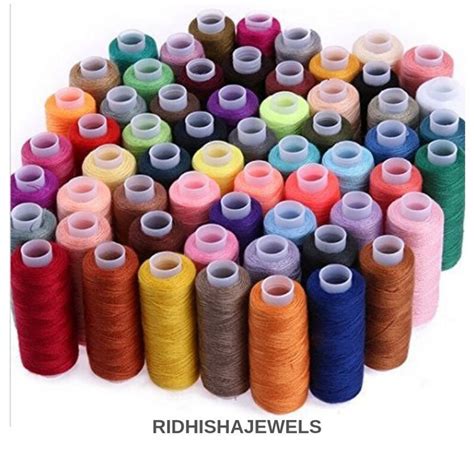 30 Assorted Colour Polyester Sewing Thread Spools 250 Yards Etsy
