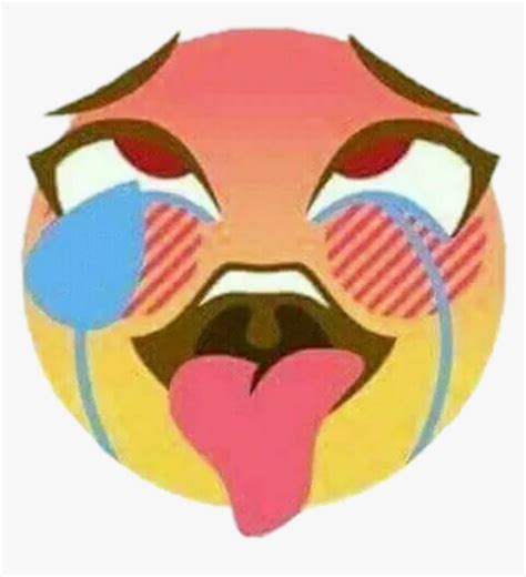 Ahegao Face Emoji Transparent Png Ahegao Discord Emoji Emoji Gg Is A
