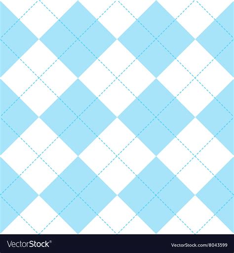 Blue Diamond Background Pattern White Blue Diamond