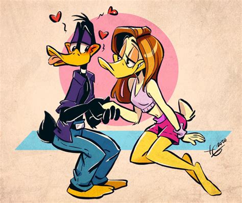 Commission Ducks In Love 2 By Juneduck21 On Deviantart Looney Tunes