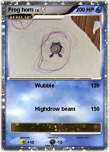 The antennae have lengthened as well, and now have as seen in the anime, heracross has been known to compete with pokémon such as pinsir for food. Pokémon Frog horn - Wubble - My Pokemon Card