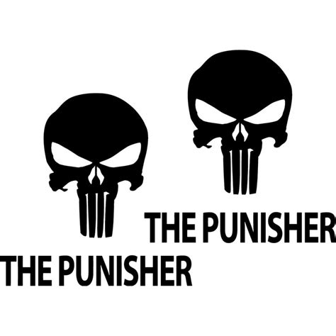 2x The Punisher Sticker Decal Decal Stickers Decalshouse