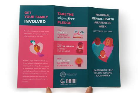 national mental health awareness week 2016 brochure behance