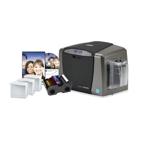 fargo dtc1250e dual side id card printer slf technology sdn bhd