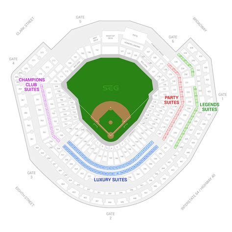 Busch Stadium Detailed Seating Chart
