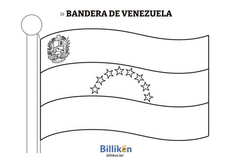 Bandera De Venezuela Para Colorear E Imprimir Billiken