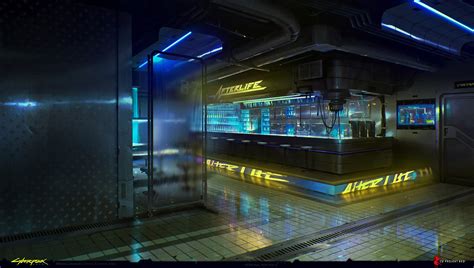 Cyberpunk 2077 Concept Art Pt1 Club Interiors On Behance