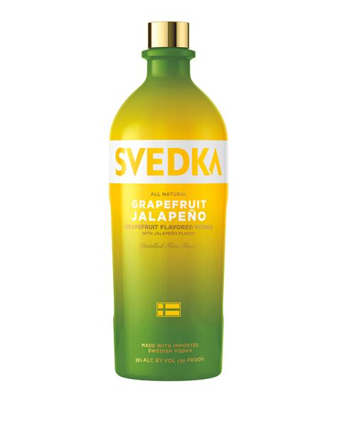 Review Svedka Vodka Svedka 100 And Svedka Grapefuit Jalapeno