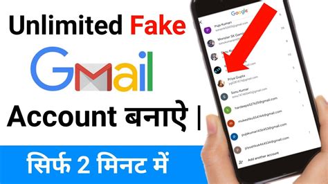 How To Create Fake Gmail Account Without Phone Number Fake Gmail Id