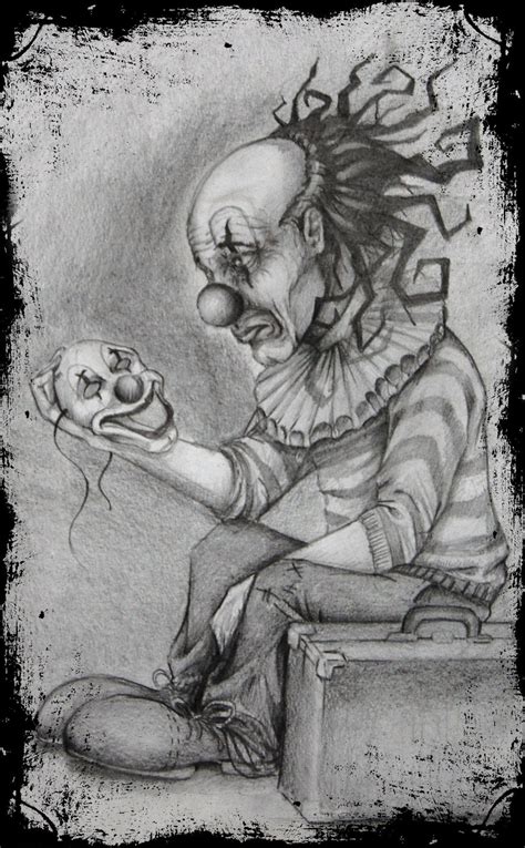 Afbeeldingsresultaat Voor Chicano Girl Clown Drawing Drawings Clown