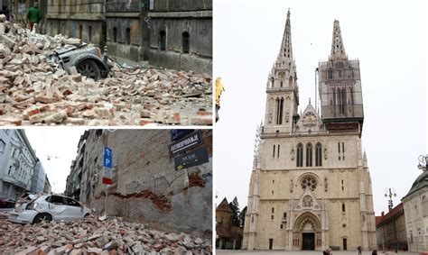 Von der via fuorimura aus sind die gebäudeüberreste in der tiefen schlucht gut zu sehen. Fotostrecke: Erdbeben in Zagreb! - Makarska News
