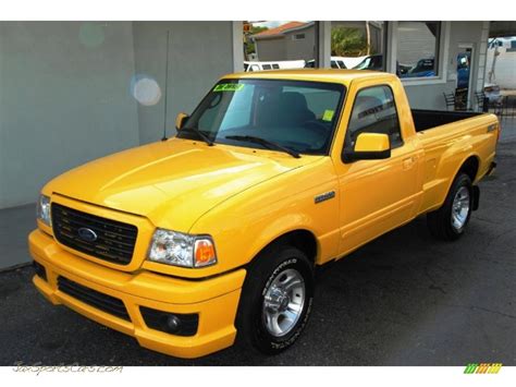 2006 Ford Ranger Stx Regular Cab In Screaming Yellow Photo 2 A44845