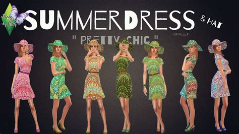 Sims 4 Ccs The Best Summer Dress Pretty Chic By Melly