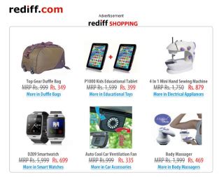 I only used yahoo once upon a time. Sign in - Rediff.com: Online Shopping, Rediffmail | Login ...