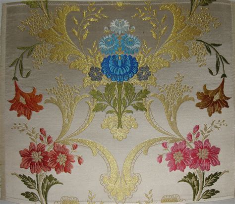 Ramon Manual Silk Fabric From Garin Company Valencia Spain Tela