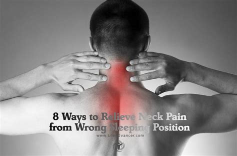 8 Ways To Relieve Neck Pain From Wrong Sleeping Position