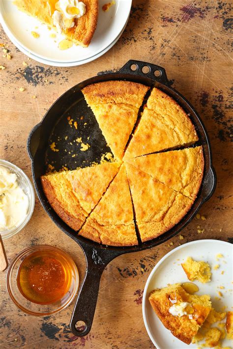 It's something we find ourselves eagerly cutting off squares of and eating straight from the pan, with a knifeful of soft butter for slathering onto each bite. Cornbread Recipe Using Cornmeal Mix | Dandk Organizer
