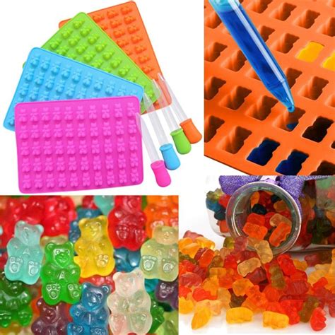 New Cake Tools Tenske Pc Cavity Silicone Gummy Bear Diy Chocolate Mold Candy Maker Ice Tray
