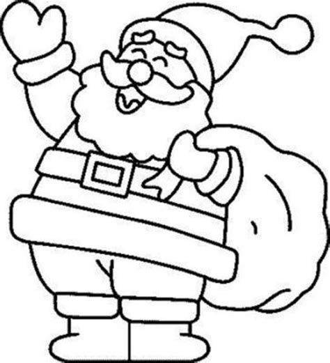 Imagen De Santa Claus De Navidad Para Dibujar Y Colorear Dibujos De