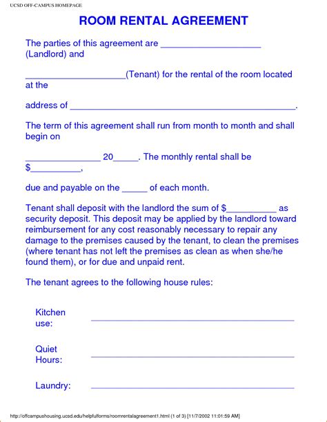 This agreement is an addendum and part of the lease between lessor and lessee. 24+ Amazing Image of Bi Weekly Rental Agreement ...