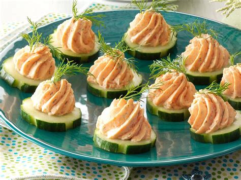 Drain the salmon and keep the liquid. Salmon Mousse Canapes Recipe How To Make It Taste Of Home