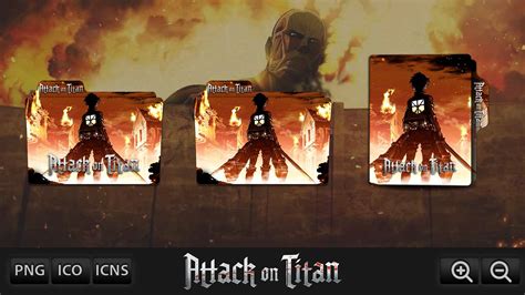 Attack On Titan Folder Icon Pack By Aqib97 On Deviantart