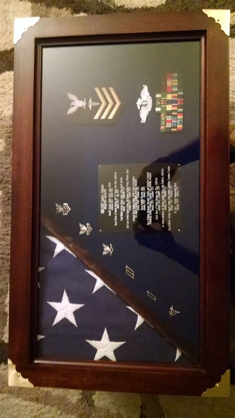Navy Shadow Box Shadow Boxes Shadow Box Wood Projects