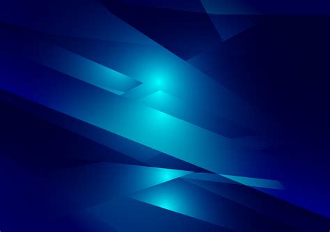 Blue Color Geometric Gradient Illustration Graphic Vector Background